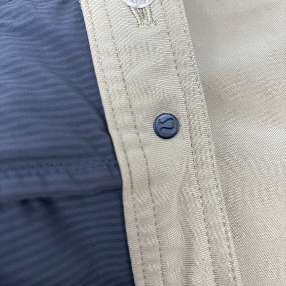 Lululemon Mens Sz32 Beige Commission Short Stretch Pants - Picture 3 of 6